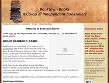 Tablet Screenshot of booktownbooks.com
